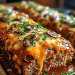 There’s something comforting about a homemade meatloaf that evokes nostalgia and warmth, making it a classic favorite across many households. This Savory Mushroom Swiss Cheese Meatloaf offers a delicious twist on the traditional recipe, merging the heartiness of a classic meatloaf with the rich, earthy flavors of mushrooms and the creamy goodness of Swiss cheese. This dish not only fills the belly but also warms the soul, making it perfect for family dinners or casual gatherings with friends.