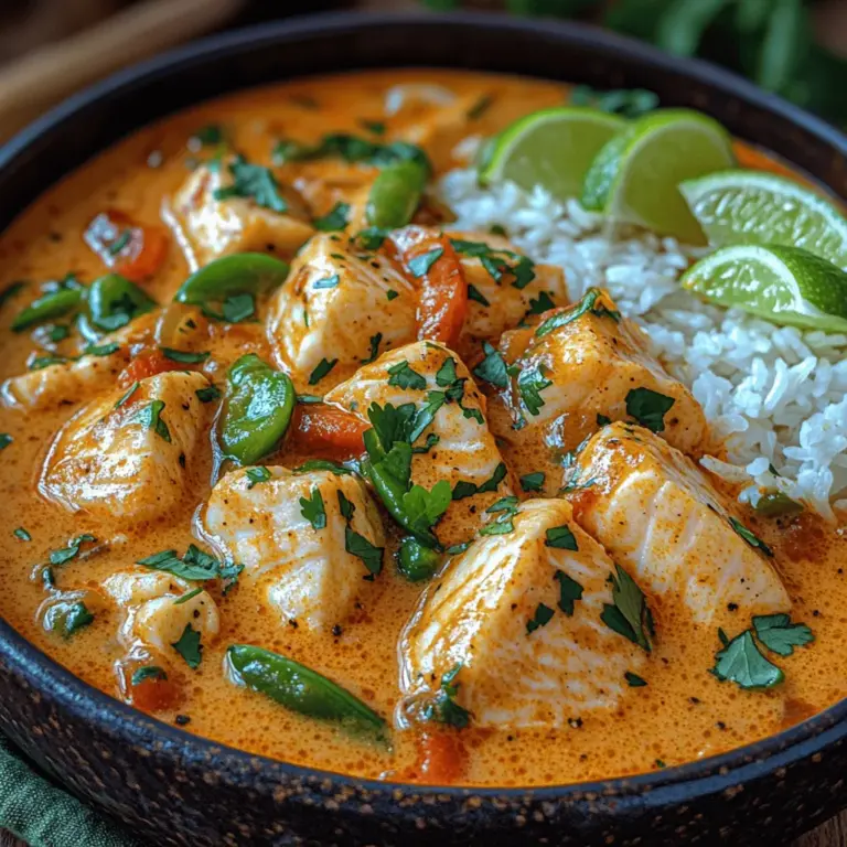 Exploring the vibrant flavors of Thai cuisine can be a delightful experience, and nothing captures this essence quite like a rich and aromatic Thai Coconut Curry Fish Stew. This dish, with its blend of fresh ingredients and fragrant spices, promises to transport your taste buds straight to Southeast Asia. The unique combination of creamy coconut milk, fresh herbs, and tender fish creates a symphony of flavors that not only satisfies the palate but also nourishes the body.