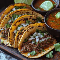 Birria tacos have taken the culinary world by storm, captivating food lovers with their rich, savory flavors and satisfying textures. Originating from the Jalisco region of Mexico, these tacos feature tender, marinated beef enveloped in soft corn tortillas, creating a delightful combination that is both comforting and indulgent. The rise of birria tacos in contemporary food culture can be attributed to their unique taste and the experience they offer. With the combination of aromatic spices, slow-cooked meat, and fresh toppings, birria tacos provide a feast for the senses that is hard to resist.
