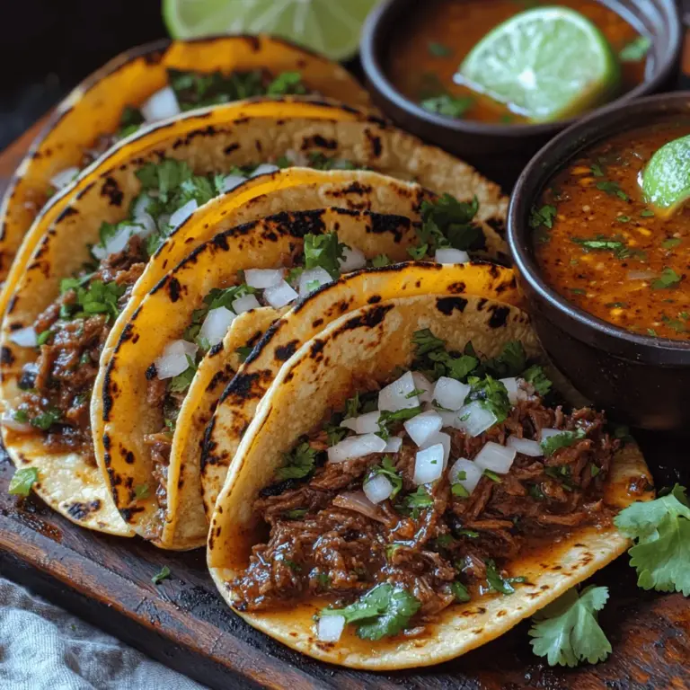 Birria tacos have taken the culinary world by storm, captivating food lovers with their rich, savory flavors and satisfying textures. Originating from the Jalisco region of Mexico, these tacos feature tender, marinated beef enveloped in soft corn tortillas, creating a delightful combination that is both comforting and indulgent. The rise of birria tacos in contemporary food culture can be attributed to their unique taste and the experience they offer. With the combination of aromatic spices, slow-cooked meat, and fresh toppings, birria tacos provide a feast for the senses that is hard to resist.
