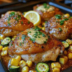 In today's fast-paced world, finding a meal that balances flavor, nutrition, and convenience can be a daunting task for many home cooks. Enter Garlic Butter Chicken with Zucchini & Corn Delight—a dish that brings together succulent chicken thighs, vibrant zucchini, and sweet corn, all enveloped in a rich, garlicky butter sauce. This dish is not just appealing for its mouthwatering taste; it also stands out as a quick and nutritious option that caters perfectly to busy lifestyles.