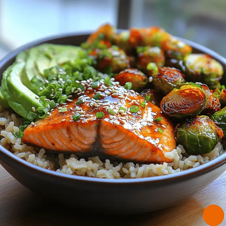 In the realm of healthy, flavorful meal options, Teriyaki Salmon Bowls with Crispy Brussels Sprouts stand out as a delightful and nutritious choice. This dish beautifully marries the succulent flavors of salmon with the earthy crunch of Brussels sprouts, creating a meal that is not only visually appealing but also packed with health benefits. The teriyaki sauce adds a savory-sweet glaze that elevates the dish, making it an irresistible option for any mealtime.