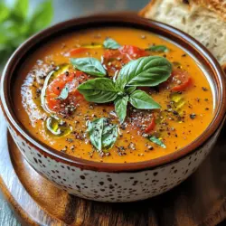 When the chill of autumn sets in, few things can evoke warmth and comfort like a steaming bowl of homemade soup. There’s something inherently welcoming about the aroma of simmering vegetables and herbs wafting through the kitchen, promising a satisfying meal. Homemade soups not only provide nourishment but also offer a sense of nostalgia, often reminding us of family gatherings and cherished recipes passed down through generations. Among the various soups that have earned a special place in the hearts of home cooks, fire-roasted tomato basil soup stands out as a vibrant and flavorful choice.