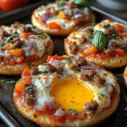 In recent years, breakfast pizzas have surged in popularity, captivating the hearts and taste buds of food enthusiasts everywhere. This delightful trend combines the classic comfort of traditional breakfast items with the playful, satisfying appeal of pizza. English Muffin Pizzas, in particular, have become a go-to choice for those looking to whip up a quick yet enjoyable meal, whether for busy weekday mornings or leisurely weekend brunches. Their charm lies in their versatility, allowing for a myriad of toppings that cater to diverse personal preferences, dietary needs, and culinary creativity.