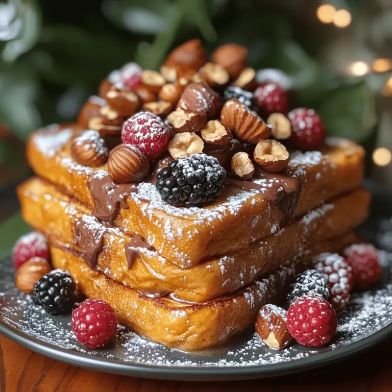French toast bakes have become a beloved staple in breakfast and brunch menus across the globe. They combine the comforting flavors of traditional French toast with the convenience of a baked dish, making them perfect for serving a crowd or enjoying a leisurely weekend morning at home. Among the various iterations of this delightful dish, Chocolate Hazelnut French Toast Bake stands out not only for its decadence but also for its ability to infuse a classic breakfast favorite with the rich, nutty sweetness of chocolate hazelnut spread.