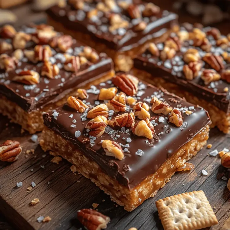 If you're searching for a dessert that effortlessly marries sweet and salty flavors while also being a crowd-pleaser, look no further than Triple Layer Cracker Toffee Bars. These delectable treats are not only easy to make but also offer a delightful combination of textures and tastes that will have everyone reaching for seconds. The rich, buttery toffee layer paired with the crunch of saltine crackers and the smoothness of chocolate makes these bars a perfect addition to any gathering, from casual family get-togethers to festive holiday celebrations.