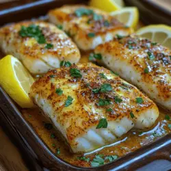 If you're searching for a delightful seafood dish that balances flavor, healthiness, and simplicity, look no further than Butter Garlic Baked Flounder. This dish celebrates the delicate, mild flavor of flounder, accentuated by the rich, aromatic notes of garlic and butter. Flounder is known for its light texture, making it an ideal canvas for various flavors, and when combined with the savory essence of butter and garlic, it transforms into a gourmet meal that anyone can prepare at home.