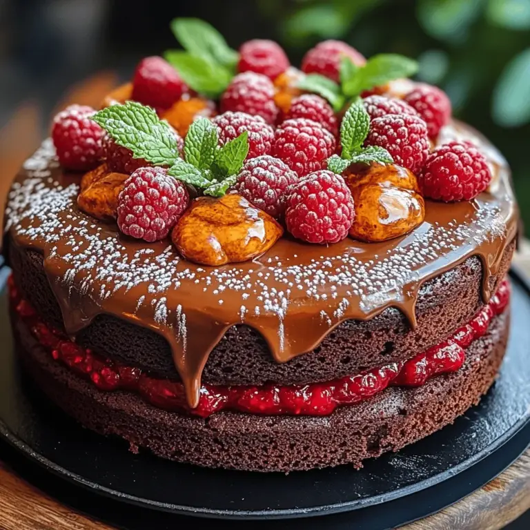 To craft a truly decadent chocolate cake, understanding the role of each ingredient is crucial. This cake is composed of three main components: the chocolate cake layers, the raspberry filling, and the chocolate ganache. Let’s delve into each ingredient to see how they contribute to the overall flavor and texture of the cake.
