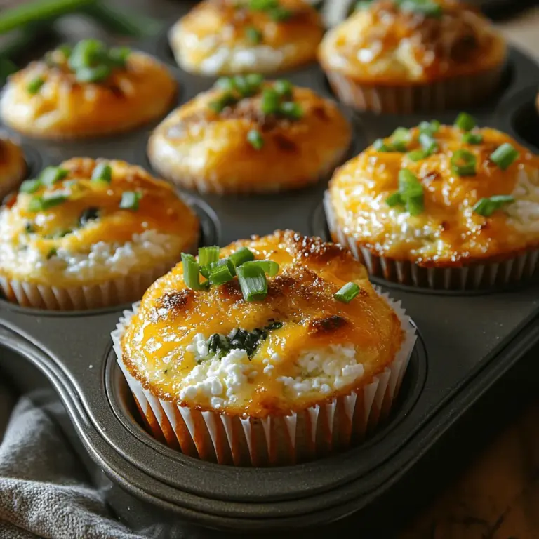 Cottage Cheese Egg Muffins are a fantastic breakfast choice for several reasons. First and foremost, they are incredibly versatile, allowing for a wide range of variations that can cater to different tastes and dietary needs. The combination of eggs and cottage cheese provides a hefty dose of protein, ensuring that you start your day off right and feel full until your next meal. This is particularly beneficial for those who lead active lifestyles or are looking to maintain a healthy weight.