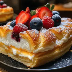 Discover the delightful world of dessert with our Crescent Rolls Cheesecake Delight. This easy-to-make recipe combines the flaky goodness of crescent roll dough with a creamy, rich cheesecake filling, making it a perfect treat for any occasion. Whether you're hosting a gathering, celebrating a special event, or simply satisfying your sweet tooth, this dessert will impress your guests and leave them wanting more. The combination of textures and flavors in this delightful dessert will have everyone asking for the recipe, and it’s so simple to prepare that you’ll want to make it time and time again.