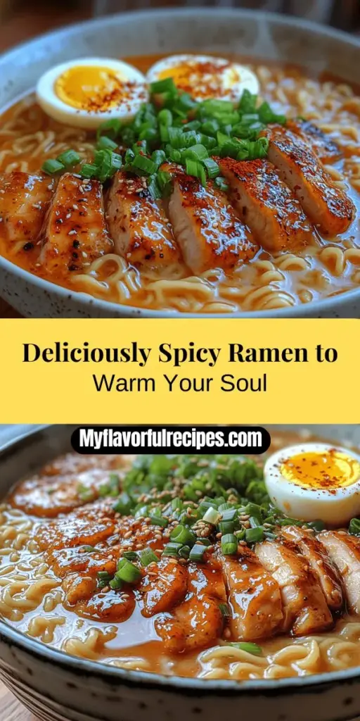 Discover the joy of cooking with Spicy Ramen Delight, a dish that combines savory chicken, fresh ramen noodles, and a luxurious creamy garlic sauce. This recipe is perfect for busy weeknights or impressing guests at dinner parties. Explore the unique ingredients, such as richly marinated chicken thighs, flavorful chicken broth, and the perfect balance of spices. Follow our step-by-step guide to create a memorable meal that celebrates the delightful flavors of Asian cuisine. Dive into the experience of crafting this culinary masterpiece and elevate your dinner routine!