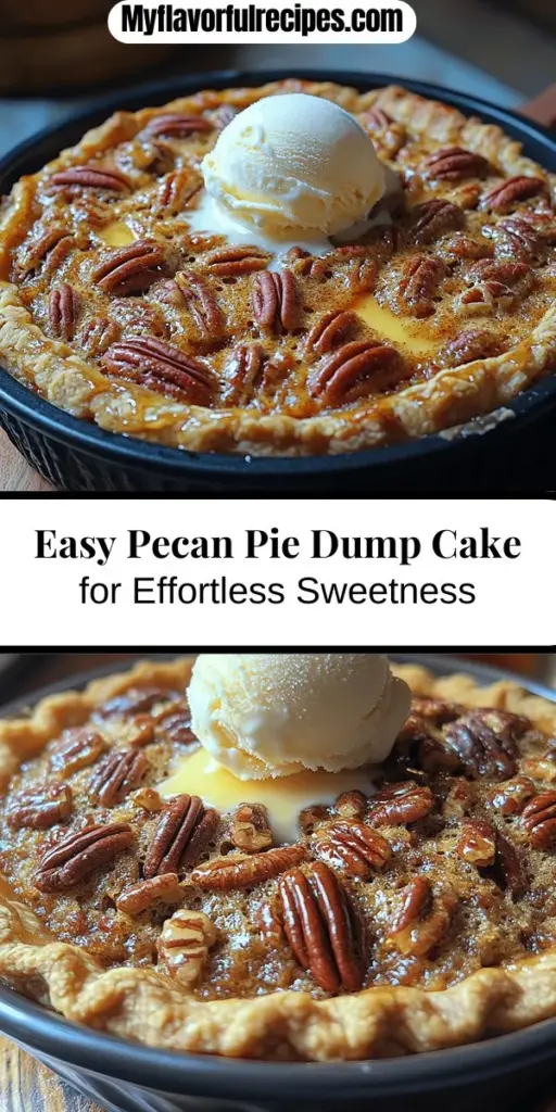 Discover the delightful ease of making Pecan Pie Dump Cake, a dessert that merges classic pecan pie flavors with the simple preparation of a dump cake. Perfect for busy bakers, this recipe requires minimal effort while delivering maximum taste, making it a favorite for family gatherings and holidays. Learn about the nutritious benefits of pecans, the history of dump cakes, and get a detailed guide to create your own delicious version from scratch.