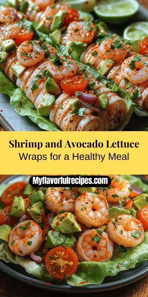 Discover a refreshing and nutritious twist on wraps with Shrimp & Avocado Delight Lettuce Wraps. This dish combines the lean protein of shrimp with creamy avocados, delivering a satisfying low-carb meal that's easy to prepare. Perfect for quick lunches, light dinners, or as a vibrant appetizer for gatherings, these wraps not only provide essential nutrients but also offer a visual feast. Explore detailed recipes, health benefits, and tips for making this delicious dish a staple in your healthy eating journey!