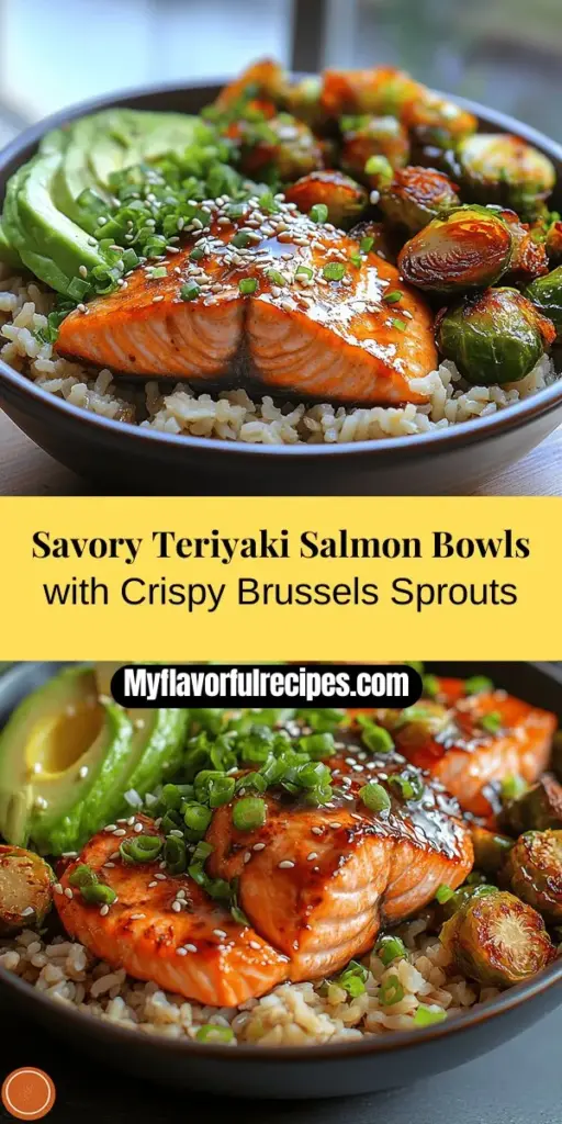 Discover the delicious Teriyaki Salmon Bowls with Crispy Brussels Sprouts, a healthy and visually stunning meal that brings together the rich flavors of salmon and the crunchy goodness of Brussels sprouts. This dish is packed with omega-3 fatty acids and vital nutrients, making it a powerhouse of health benefits. With its customizable options, you can easily adapt this recipe to suit your taste and dietary preferences. Enjoy a delightful meal that balances flavor and nutrition!