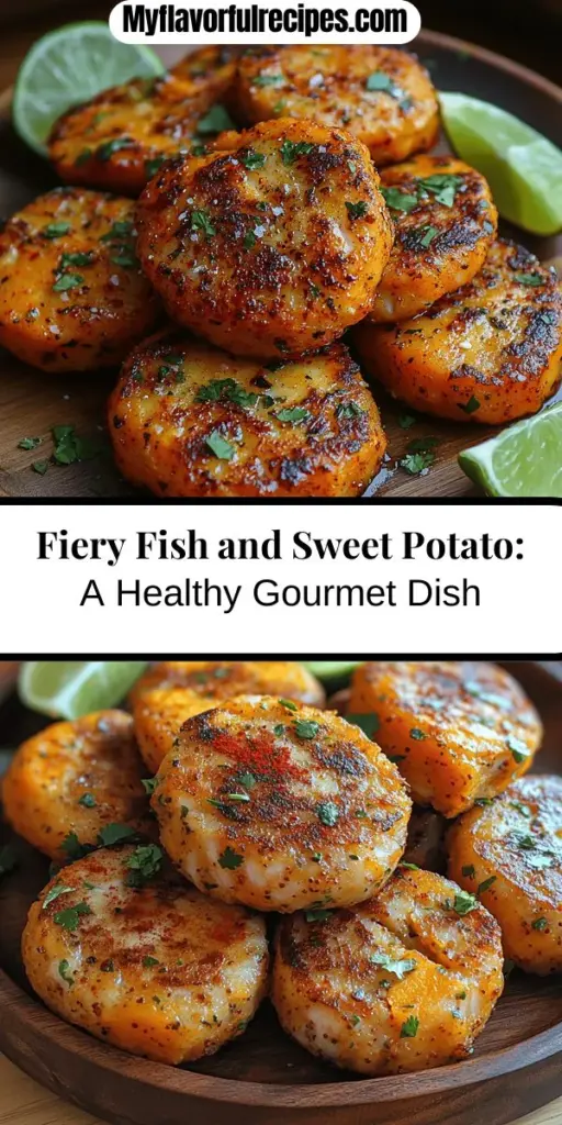 Discover the Fiery Fish & Sweet Potato Delight, a flavorful and nutritious dish that pairs flaky fish with creamy sweet potatoes. This recipe is not just a meal; it's a delightful culinary experience packed with protein, omega-3s, and antioxidants. Perfect for family dinners or meal prep, this vibrant dish is rich in essential nutrients and versatile in preparation. Elevate your dining experience with this tasty and health-conscious option that satisfies both the palate and body.