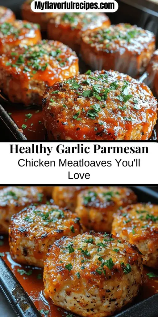 Discover a delicious and healthier take on comfort food with Garlic Parmesan Chicken Meatloaves. This recipe combines lean ground chicken with the savory flavors of garlic and rich Parmesan cheese, delivering a satisfying meal that feels indulgent yet wholesome. Ideal for family dinners or casual gatherings, these meatloaves are easy to prepare and packed with nutrients. Explore the unique flavors and step-by-step preparation for a delightful dining experience everyone will love.
