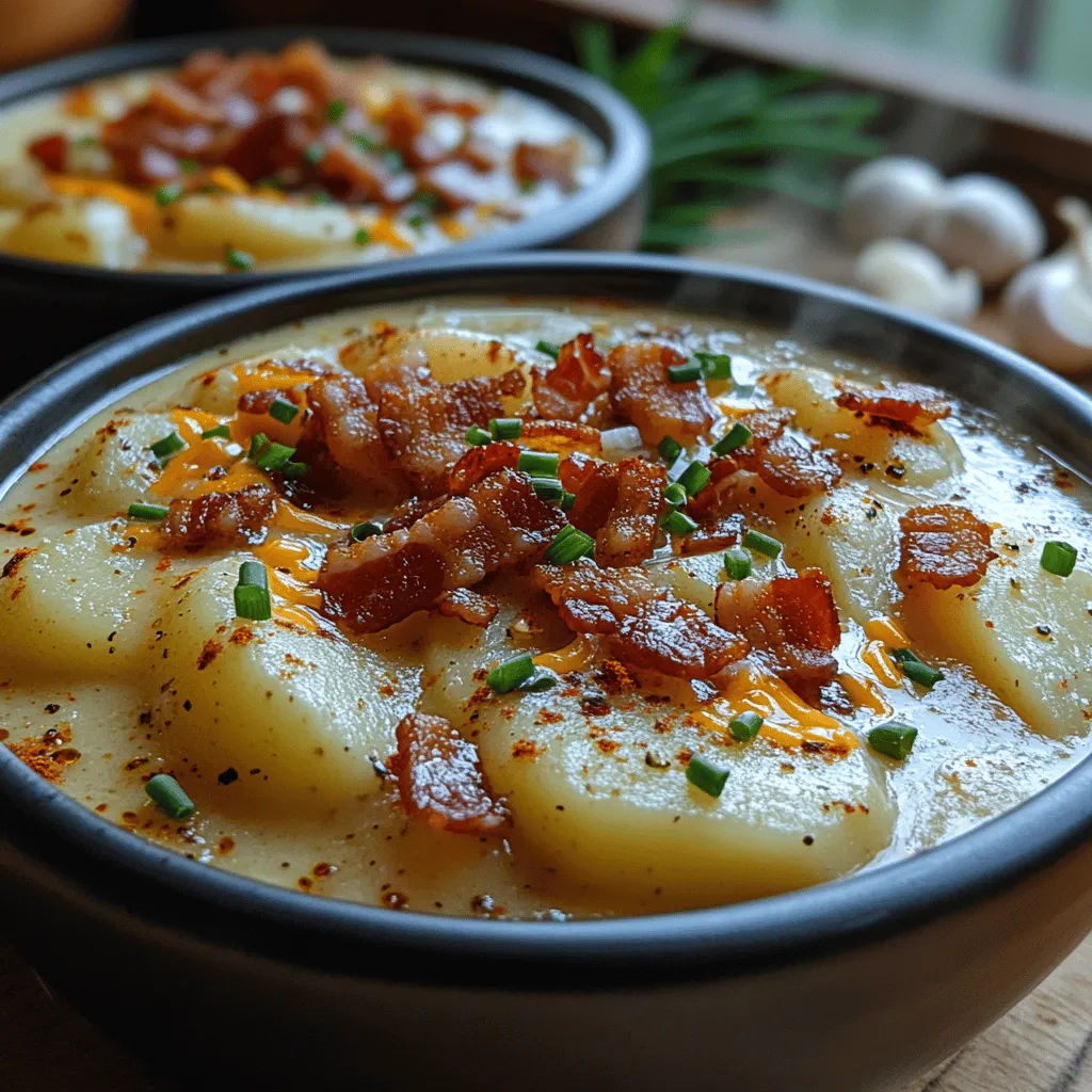 When the chill of winter sets in or the rain pours down, few meals can compete with the warmth and satisfaction offered by a bowl of creamy potato bacon soup. This Ultimate Creamy Potato Bacon Soup is the epitome of comfort food, inviting you to indulge in its rich flavors and velvety texture. Imagine a symphony of crispy bacon mingling with hearty russet potatoes, all encased in a luscious, creamy broth that wraps around you like a warm hug.