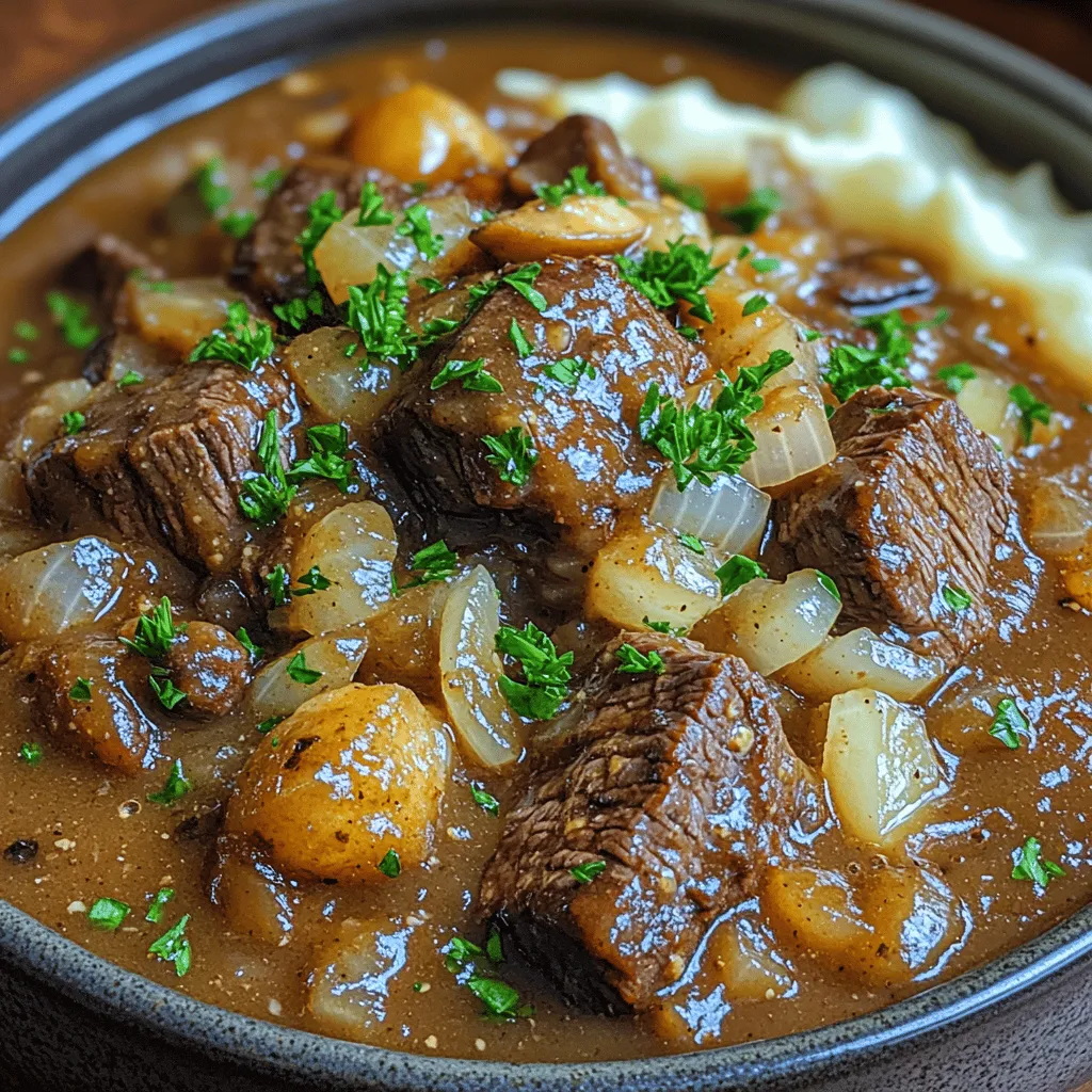 To create a mouthwatering dish of tender beef tips in savory gravy, it’s essential to select the right ingredients. Each component plays a crucial role in building the overall flavor profile and texture of the dish. Let’s take a closer look at the key ingredients that transform this recipe into a comforting masterpiece.