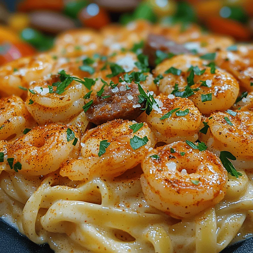 Cajun cuisine is a lively celebration of flavors that reflects the rich cultural heritage of Louisiana's Cajun community. With its roots steeped in a blend of French, Spanish, and African influences, Cajun cooking is known for its bold spices, hearty ingredients, and a sense of community that comes from sharing meals. One of the standout dishes that embodies the spirit of Cajun cooking is Creamy Cajun Shrimp Pasta with Sausage. This dish offers a tantalizing combination of succulent shrimp, savory sausage, and a creamy sauce that packs a flavorful punch.