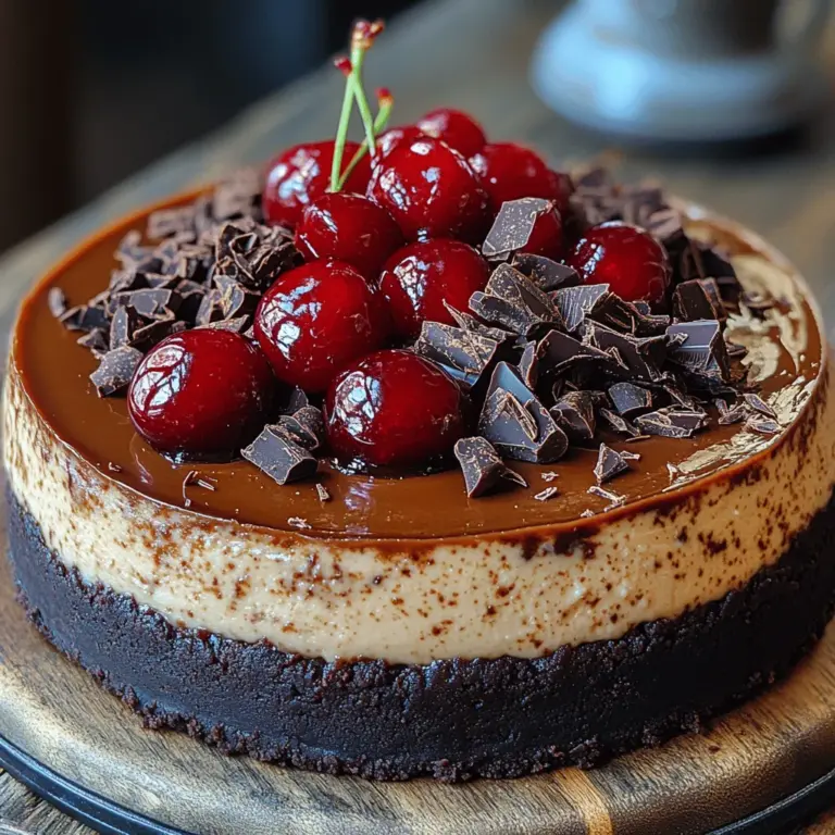 If you’re searching for a dessert that perfectly balances indulgent flavors with a touch of elegance, look no further than the Decadent Chocolate Cherry Cheesecake. This rich and creamy dessert combines the deep, luscious taste of chocolate with the vibrant tartness of cherries, creating a delightful symphony of flavors that will impress any crowd. Whether you’re celebrating a special occasion, hosting a dinner party, or simply treating yourself to a sweet indulgence, this cheesecake is a showstopper that will leave your guests raving.