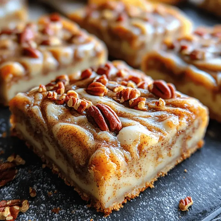 Achieving a perfectly even layer when spreading the batter for your Cinnamon Roll Bliss Bars is key to ensuring that every bite is delicious and equally enjoyable. Start by preparing your baking dish, typically a 9x13 inch pan, by greasing it lightly with butter or non-stick cooking spray. This will help prevent sticking and make it easier to remove the bars once they are baked.