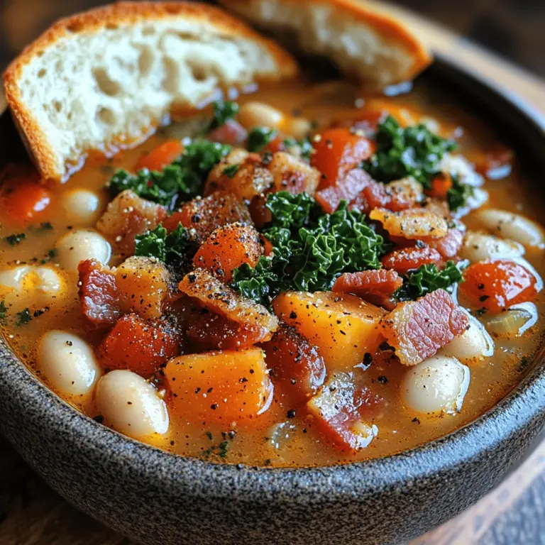 In the realm of culinary delights, comfort food holds a special place in our hearts. It evokes feelings of warmth, nostalgia, and satisfaction, serving as a source of solace during challenging times or simply offering a delightful escape from the hustle and bustle of daily life. Among the myriad of comfort food options, soups stand out with their ability to nourish both body and soul. Enter Smoky White Bean Bliss Soup – a hearty and nutritious dish that perfectly embodies the essence of comfort food, making it an ideal choice for any season.