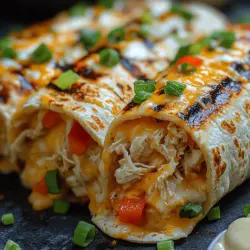 Cheesy chicken wraps have become a beloved staple in many households, celebrated for their delightful combination of flavors and textures. This dish is not only scrumptiously satisfying but also incredibly versatile, making it suitable for any occasion—from casual family dinners to outdoor picnics. The beauty of cheesy chicken wraps lies in their simplicity; they require minimal preparation, yet yield maximum taste. With a blend of cooked chicken, creamy cheeses, and a variety of vibrant vegetables, these wraps can easily be customized to cater to individual preferences, ensuring that everyone at the table finds something they love.