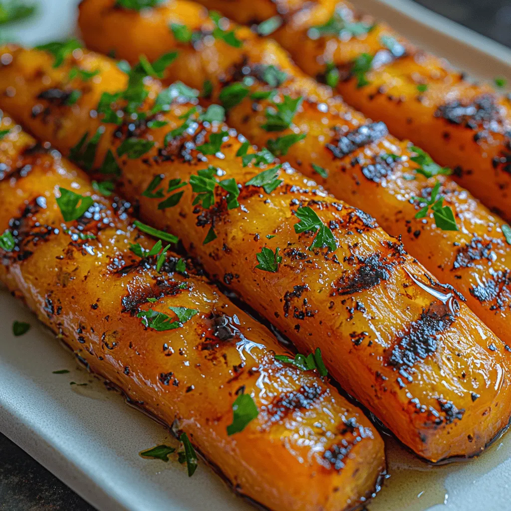 When it comes to side dishes that are both delicious and easy to prepare, Sweet & Savory Honey Garlic Butter Roasted Carrots stand out as a vibrant and flavorful option. This dish combines the natural sweetness of carrots with the rich, savory flavor of garlic and the warmth of butter, creating a perfect balance that is sure to delight your taste buds. Roasting carrots enhances their inherent sweetness, while the addition of honey elevates the dish to a new level of flavor, making it a standout accompaniment to any main course.
