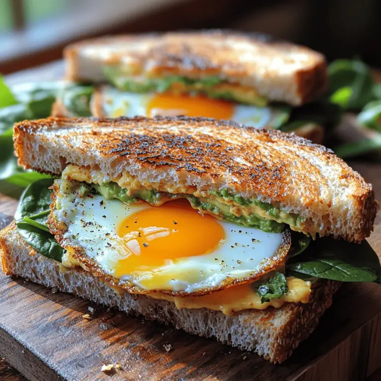 There’s something undeniably satisfying about a well-prepared breakfast sandwich, especially one that combines the comforting qualities of eggs and bread with a twist that makes it stand out. The "Sunny-Side-Up Delight: Egg-In-A-Hole Breakfast Sandwich" is just that—an exciting and delicious twist on a classic breakfast staple. This dish is more than just a meal; it’s an experience that brings joy to the morning routine.