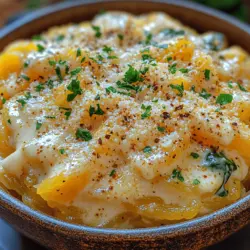 In the quest for delicious and healthy meals, spaghetti squash has emerged as a versatile superstar in the culinary world. This unique vegetable provides a fantastic alternative to traditional pasta, offering a lower-carb, gluten-free option that satisfies those cravings without the guilt. Our recipe for Creamy Spaghetti Squash Alfredo Delight takes the wholesome goodness of spaghetti squash and marries it with a rich, creamy Alfredo sauce, creating a dish that's both indulgent and nourishing. Whether you're a health-conscious eater or a devoted pasta lover, this delightful recipe is sure to please your palate while keeping your dietary preferences in mind.
