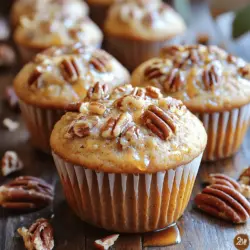 Pecan pie muffins are a delightful twist on the classic pecan pie, transforming a beloved dessert into a convenient, bite-sized treat. These muffins capture all the rich, comforting flavors of traditional pecan pie while offering the portability and ease that muffins are known for. Perfect for breakfast, snacks, or even dessert, pecan pie muffins are a versatile addition to any culinary repertoire.
