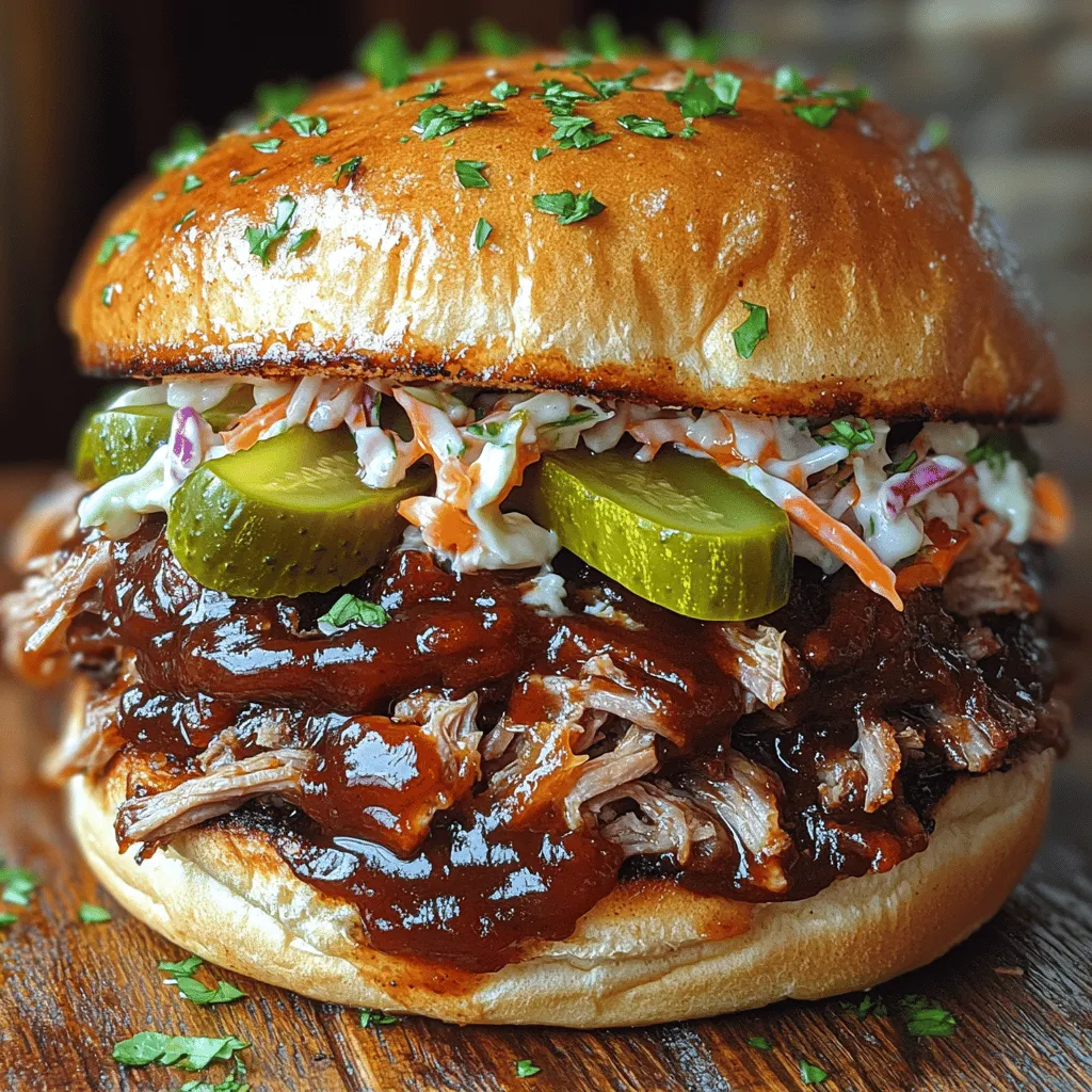 In the realm of comfort food, few dishes can match the satisfying, mouth-watering delight of Texas-style pulled pork. This Smoky BBQ Bliss Slow Cooker Texas Pulled Pork recipe promises a rich, savory experience that brings the taste of the Lone Star State right to your kitchen. Imagine biting into tender, juicy pork that has been infused with a smoky flavor, perfectly complemented by a blend of spices and served with your favorite barbecue sauce. Whether you're hosting a backyard barbecue, preparing for a family gathering, or simply craving a cozy meal, this recipe is designed to deliver that authentic Texas experience, where every bite is a celebration of flavor.