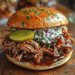 In the realm of comfort food, few dishes can match the satisfying, mouth-watering delight of Texas-style pulled pork. This Smoky BBQ Bliss Slow Cooker Texas Pulled Pork recipe promises a rich, savory experience that brings the taste of the Lone Star State right to your kitchen. Imagine biting into tender, juicy pork that has been infused with a smoky flavor, perfectly complemented by a blend of spices and served with your favorite barbecue sauce. Whether you're hosting a backyard barbecue, preparing for a family gathering, or simply craving a cozy meal, this recipe is designed to deliver that authentic Texas experience, where every bite is a celebration of flavor.