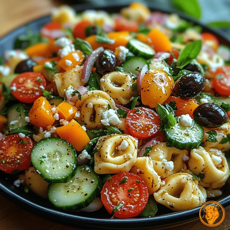Tortellini pasta salad is a delightful dish that marries the rich, comforting flavors of pasta with the fresh, vibrant tastes of garden vegetables. This refreshing salad has gained popularity not only for its deliciousness but also for its versatility—it can be served at picnics, barbecues, family gatherings, or simply as a satisfying meal on a warm day. The combination of tender cheese-filled tortellini with crisp vegetables and a tangy dressing creates a harmonious balance that pleases the palate.