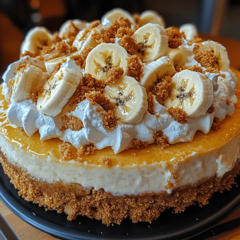 For dessert lovers, there are few combinations as tantalizing as the fusion of banana pudding and cheesecake. The Banana Pudding Cheesecake Delight captures the essence of both beloved treats, offering a luxurious and satisfying experience in every bite. Imagine a creamy cheesecake layered atop a sweet and crunchy vanilla wafer crust, interspersed with fluffy banana pudding and topped with whipped cream and banana slices. This dessert is not just a feast for the taste buds; it’s also a visual delight that will impress your guests at gatherings, celebrations, or family dinners.