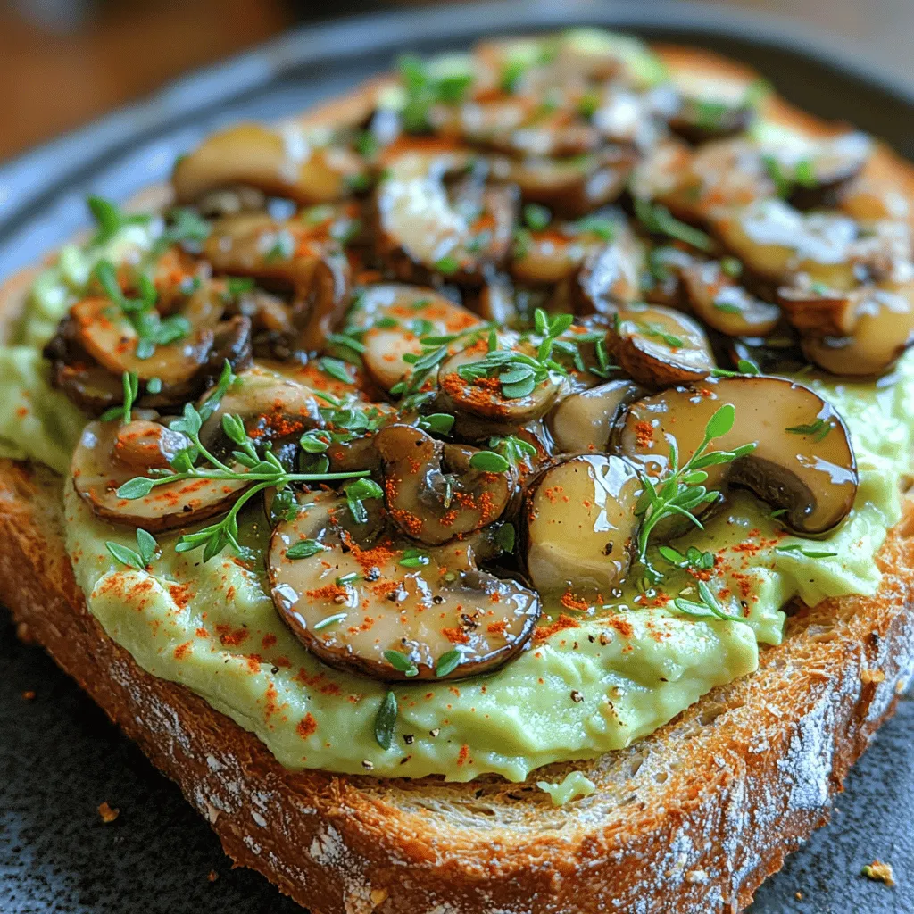 In the realm of brunch options and healthy snacks, few dishes stand out like the savory mushroom avocado toast. This delightful recipe combines the rich creaminess of ripe avocados with the earthy umami flavors of sautéed mushrooms, creating a harmonious blend that tantalizes the taste buds. Perfect for any meal of the day—be it breakfast, lunch, or a light dinner—this toast is not only simple to make but also packed with nutrients and flavor.
