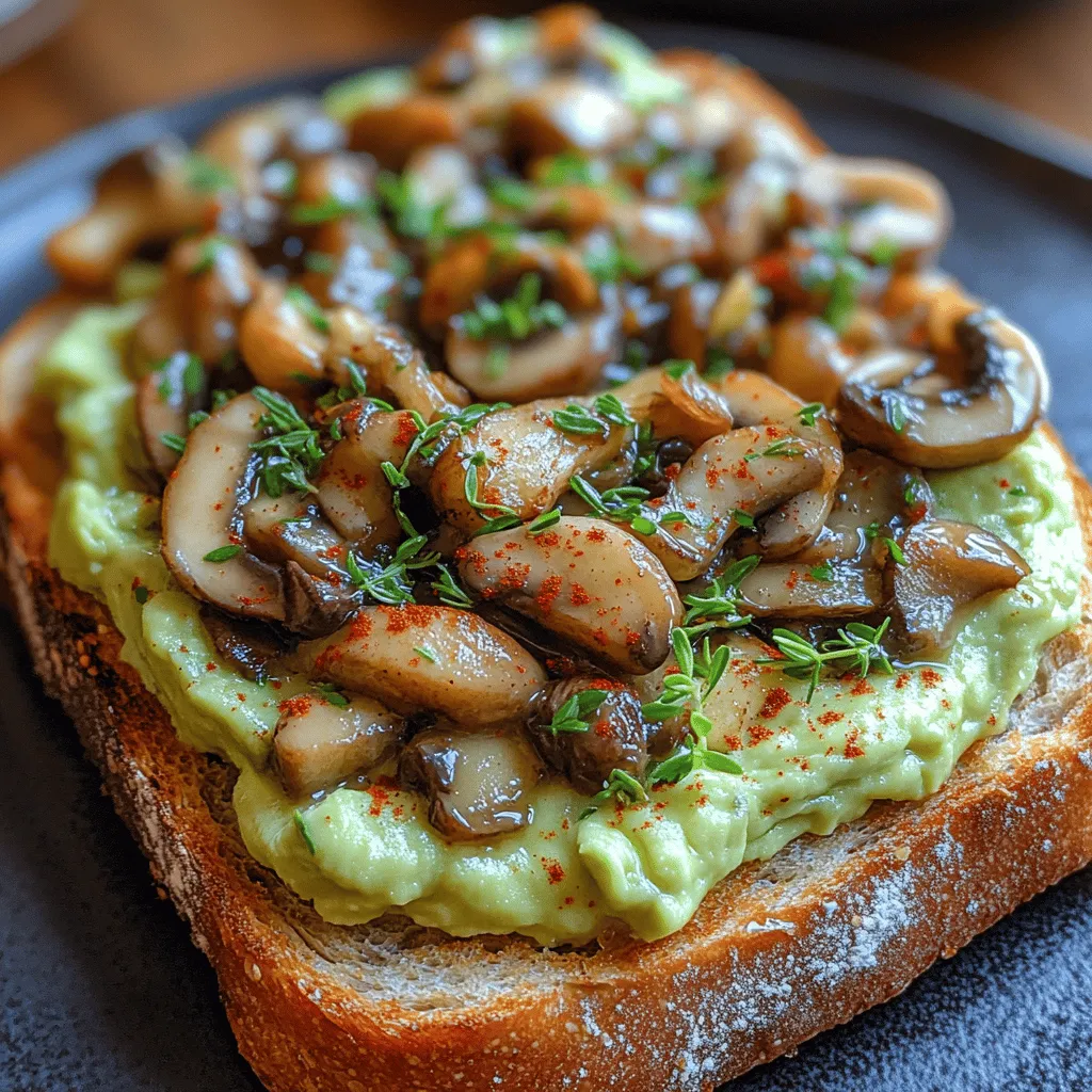 In the realm of brunch options and healthy snacks, few dishes stand out like the savory mushroom avocado toast. This delightful recipe combines the rich creaminess of ripe avocados with the earthy umami flavors of sautéed mushrooms, creating a harmonious blend that tantalizes the taste buds. Perfect for any meal of the day—be it breakfast, lunch, or a light dinner—this toast is not only simple to make but also packed with nutrients and flavor.