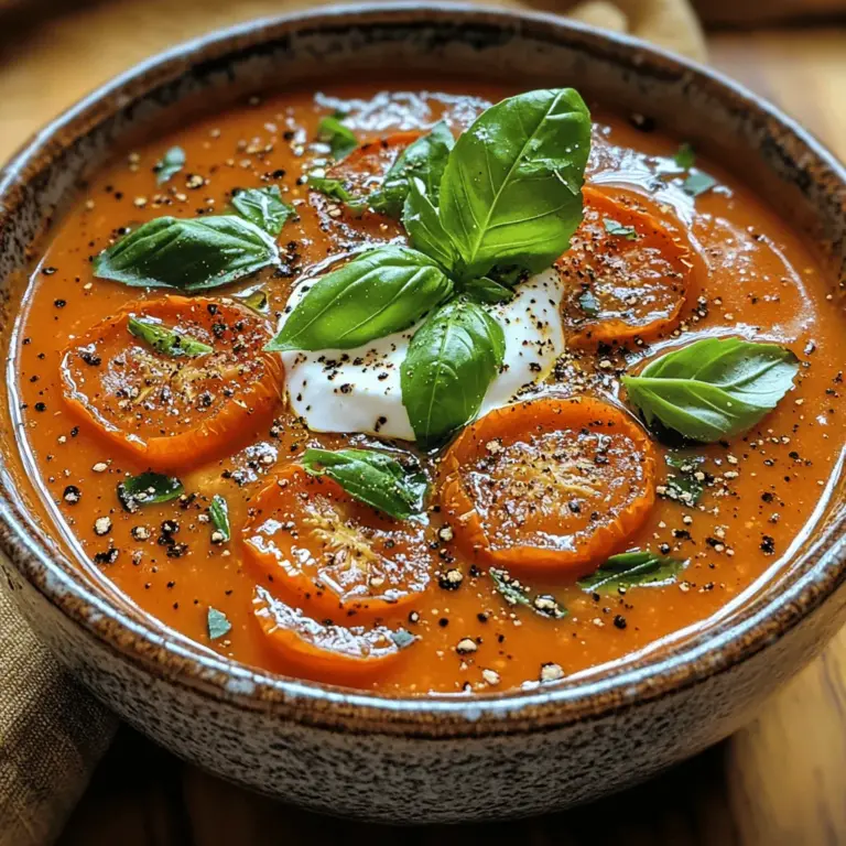 Understanding the roots of the dish and what makes it special is essential to appreciating this vibrant soup. The combination of roasted tomatoes and fresh basil creates a symphony of flavors that evoke the warmth of the sun and the joy of summer harvests.