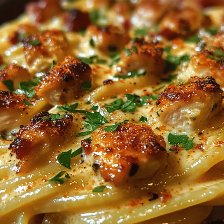 When it comes to weeknight dinners, the Creamy Chicken and Bacon Pasta is a dish that stands out as a comforting and delicious option. This meal harmoniously blends tender chicken, crispy bacon, and a rich, luscious cream sauce, making it a family favorite that pleases even the pickiest of eaters. Whether you're looking for a quick meal after a long day or aiming to impress guests at a special gathering, this recipe is your go-to solution.