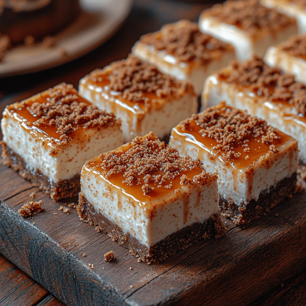 If you're on the lookout for a dessert that combines the rich, caramelized flavor of Biscoff cookies with the creamy indulgence of cheesecake, look no further than Biscoff Bliss Cheesecake Bars. This delightful treat is a perfect fusion of two beloved desserts that will leave your guests craving more. Biscoff cookies, known for their unique spiced flavor and crunchy texture, form a delicious foundation for this no-bake cheesecake, enhancing the creamy filling with their distinctive taste.