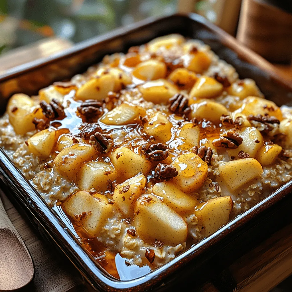Baked oatmeal has become a beloved breakfast option for many, offering the warmth and familiarity of traditional oatmeal with a delightful twist. It transforms a simple bowl of oats into a hearty, satisfying dish that can be prepared ahead of time and enjoyed throughout the week. As the crisp fall air sets in, there's no better way to celebrate the season than with a comforting serving of Baked Apple Oatmeal Delight. This recipe not only showcases the sweetness of autumnal apples but also combines the nutritional benefits of whole grains and fruits with the warmth of spices.