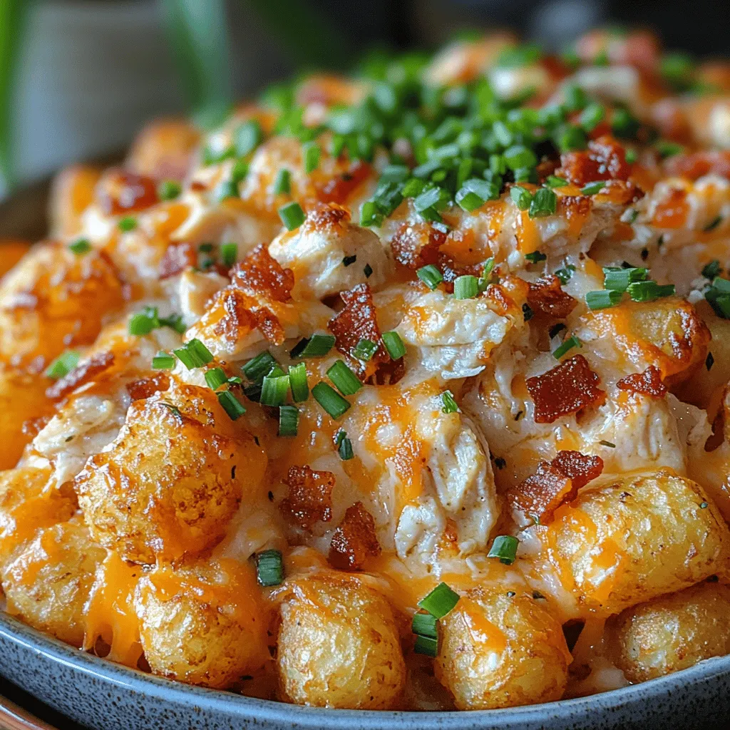 Casseroles have a special place in the hearts of home cooks and families everywhere. They offer comfort, convenience, and the opportunity to bring together a variety of flavors in one satisfying dish. One standout variety that has captured the taste buds of many is the Crispy Chicken Bacon Ranch Tater Tot Casserole. This delightful concoction combines tender, juicy chicken, savory crispy bacon, tangy ranch dressing, and golden, crunchy tater tots into a single, mouthwatering meal.