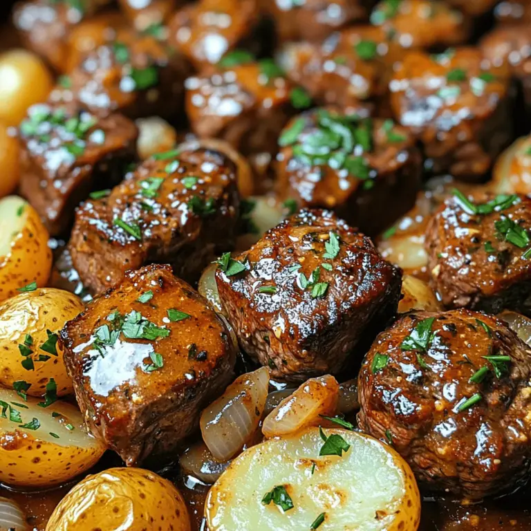 In the world of home cooking, slow cooker meals reign supreme when it comes to convenience and flavor. The allure of tossing ingredients into a pot, setting it, and letting time work its magic is a game-changer for busy families and anyone who appreciates a hearty meal without the fuss. One such delightful dish that exemplifies this ease and satisfaction is Savory Slow Cooker Garlic Butter Beef Bites & Potatoes. This recipe is a celebration of tender beef, aromatic garlic, and buttery potatoes, coming together to create a comforting meal that is perfect for family gatherings or busy weeknights.