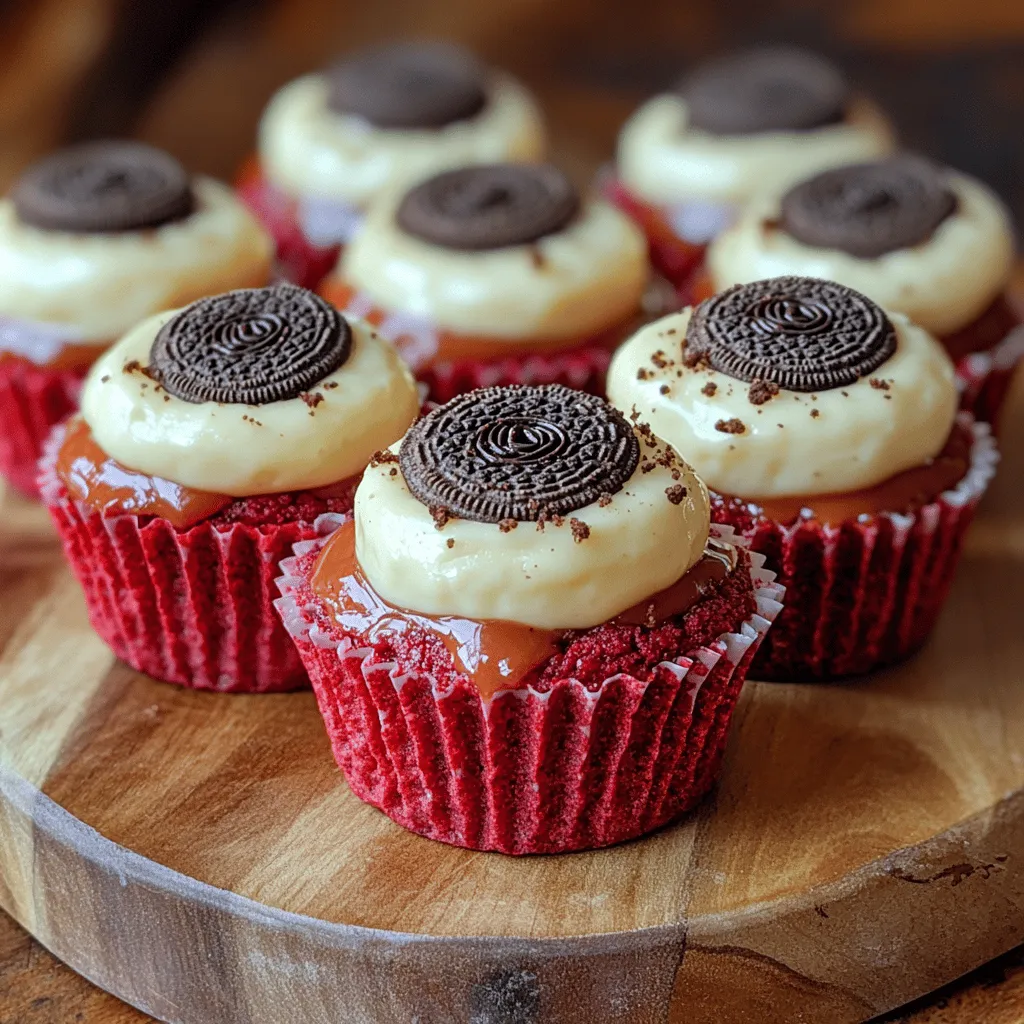 Red velvet desserts have garnered immense popularity over the last few years, captivating the hearts and taste buds of dessert enthusiasts across the globe. The rich, velvety texture combined with a hint of cocoa and a striking crimson hue makes red velvet a standout choice for any dessert lover. Among the delightful variations of this beloved flavor is the innovative Oreo Delight Red Velvet Cheesecake Bites. This recipe skillfully marries the classic taste of red velvet with the creamy richness of cheesecake and the familiar crunch of Oreo cookies, creating an irresistible treat that is perfect for any occasion.