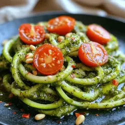 In recent years, zucchini noodles, commonly referred to as "zoodles," have surged in popularity as a healthy alternative to traditional pasta. These vibrant noodles not only provide a low-carb option for those seeking to lighten their meals, but they also serve as a fantastic canvas for a variety of flavors. This article presents a detailed recipe for Zesty Zucchini Noodles with Basil Pesto, highlighting the freshness of the ingredients and the ease of preparation. We will explore the nutritional benefits, step-by-step instructions, and tips for creating a delicious and satisfying dish that is perfect for any occasion.