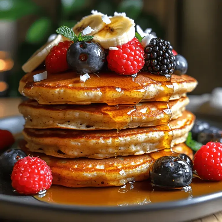 Before diving into the preparation of Coconut Bliss Pancakes, it’s essential to understand the key ingredients that make them so special. Each component contributes not only to the flavor but also to the nutritional profile of the pancakes.