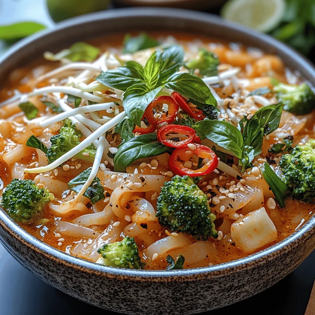 Spicy Thai Drunken Noodles is a quick and satisfying stir-fry dish made predominantly with wide rice noodles. The name “Drunken Noodles” is thought to originate from the dish's robust flavor that pairs perfectly with a cold beer, making it an ideal option for late-night indulgence. However, there are several theories regarding the name, with some suggesting it refers to the notion that the dish is so spicy it could “wake you up” or even that it was initially created for those who had enjoyed a few drinks.