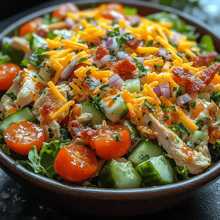 As the world increasingly embraces healthy eating, salads have surged in popularity as a go-to meal for those looking to enjoy a nutritious and satisfying dish. Salads offer a diverse array of flavors, textures, and colors, making them a delightful choice for any meal of the day. Among the myriad of salad options available, the Crispy BLT Chicken Salad stands out as a particularly flavorful and fulfilling option. This dish combines the classic flavors of a beloved BLT sandwich with the wholesome goodness of fresh vegetables and protein-rich chicken, creating a salad that is not only delicious but also incredibly satisfying.