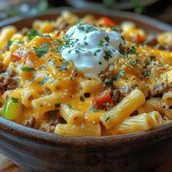 At the center of the Taco Pasta Fiesta is the ground meat, which serves as the primary protein source and flavor base for the dish. You have a couple of options here: beef or turkey.