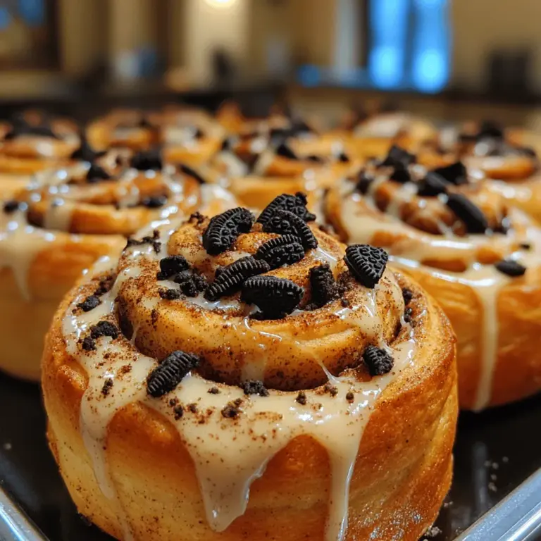 If you’ve ever craved the comforting warmth of freshly baked cinnamon rolls while simultaneously longing for the indulgent taste of Oreo cookies, then you’re in for a treat with this recipe. The fusion of flavors in these Oreo Cookies and Cream Cinnamon Rolls creates a delightful experience that takes the classic cinnamon roll to a whole new level. With layers of soft, pillowy dough filled with a luscious mixture of brown sugar, cinnamon, and crushed Oreo cookies, these treats will not only satisfy your sweet tooth but also provide a unique twist that makes them stand out.